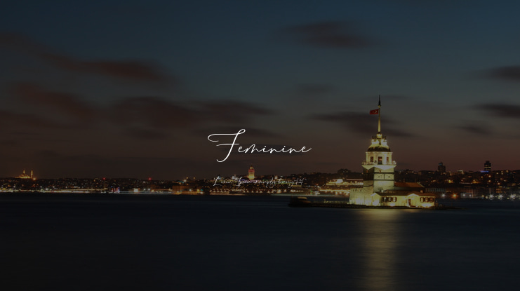 Feminine Font