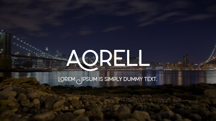 Aorell Font