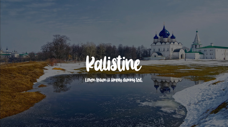 Kalistine Font