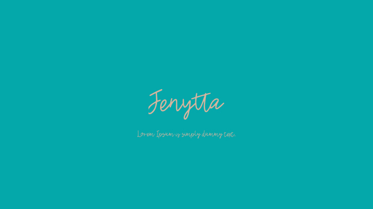Jenytta Font