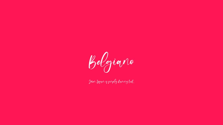 Belgiano Font