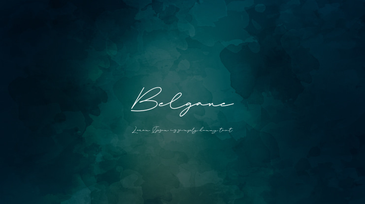Belgane Font