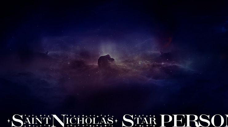 Saint Nicholas Star PERSONAL Font Family