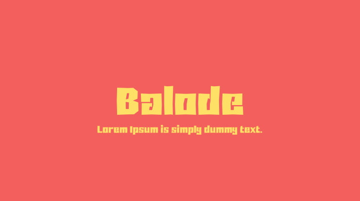 Balode Font
