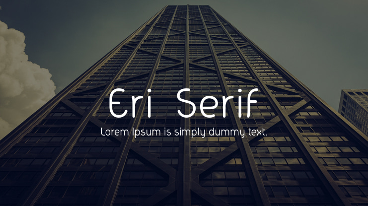 Eri  Serif Font Family