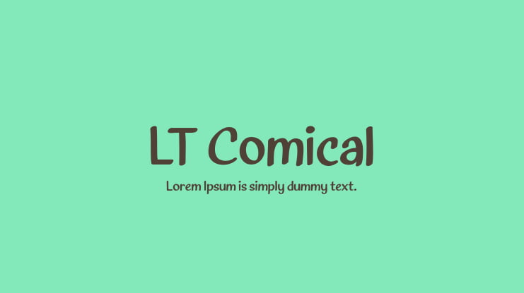LT Comical Font