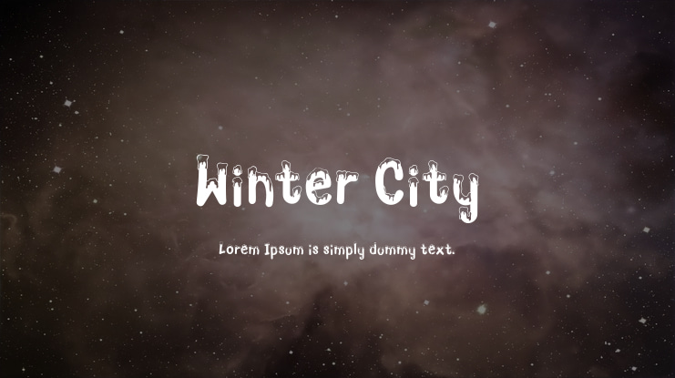 Winter City Font