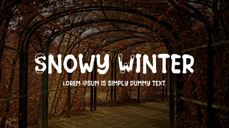 Snowy Winter Font