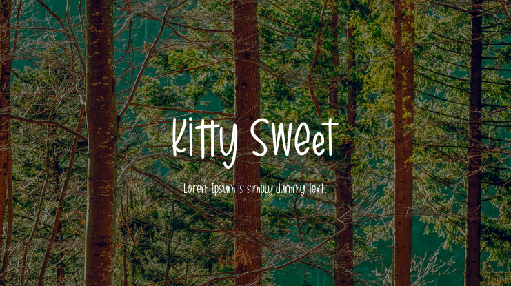 Kitty Sweet Font