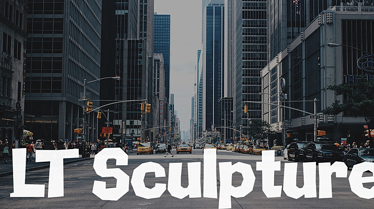 LT Sculpture Font