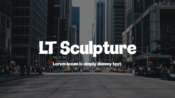 LT Sculpture Font