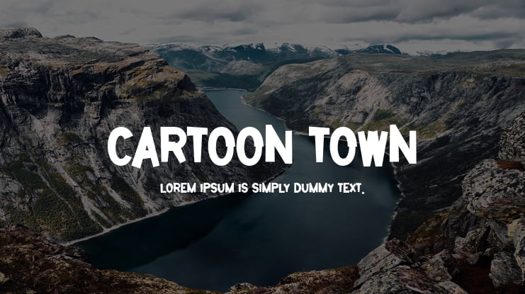 Cartoon Town Font