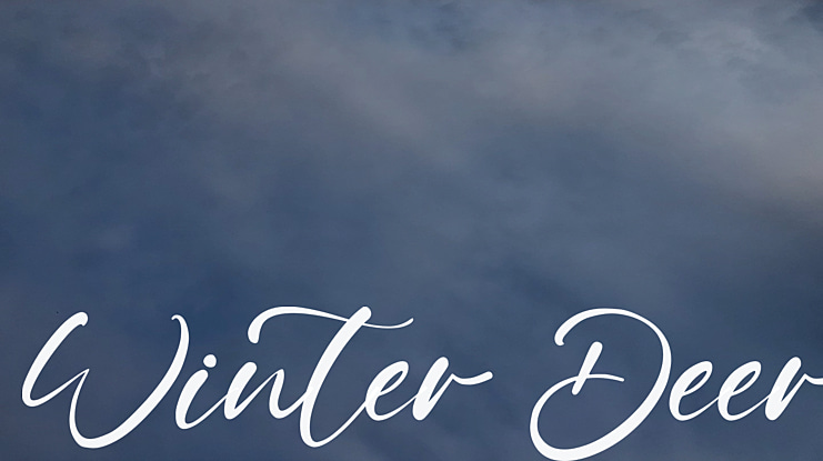Winter Deer Font