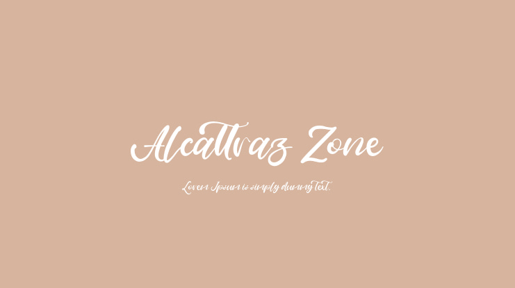 Alcattraz Zone Font