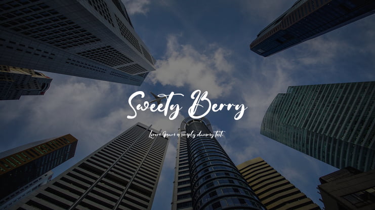Sweety Berry Font