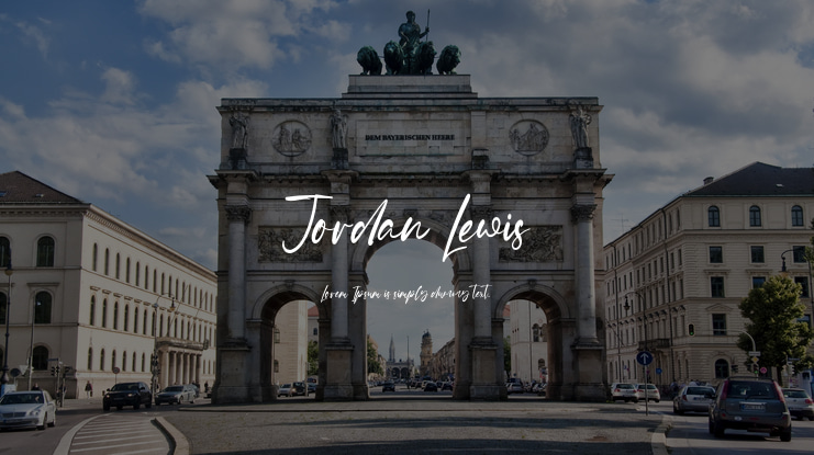 Jordan Lewis Font