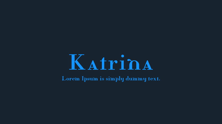 Katrina Font