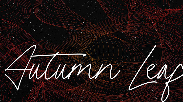 Autumn Leaf Font