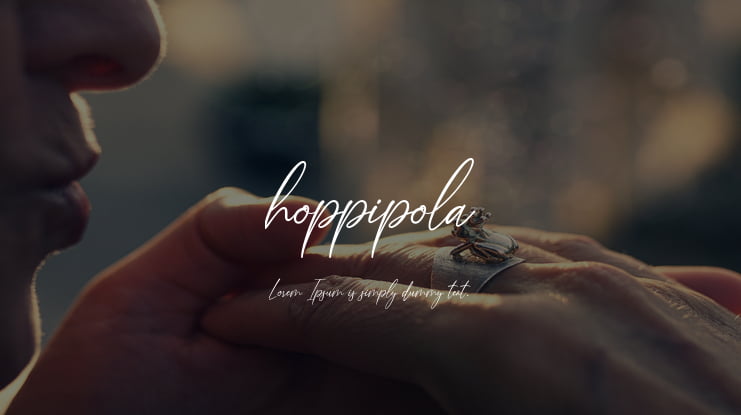 hoppipola Font