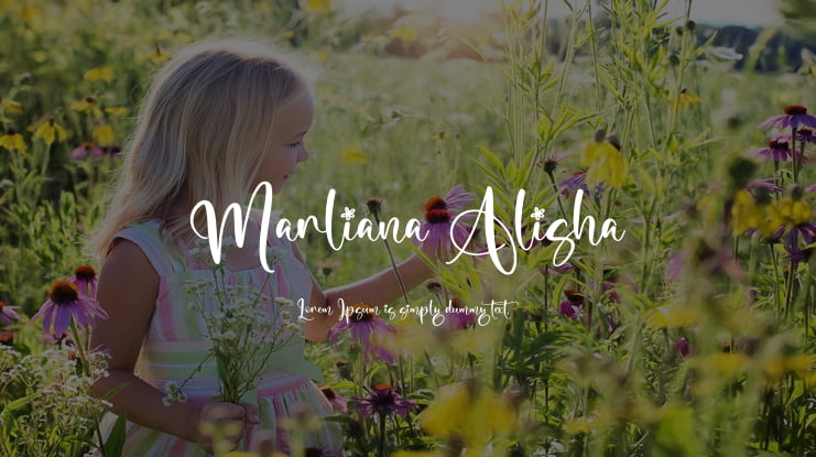 Marliana Alisha Font Family