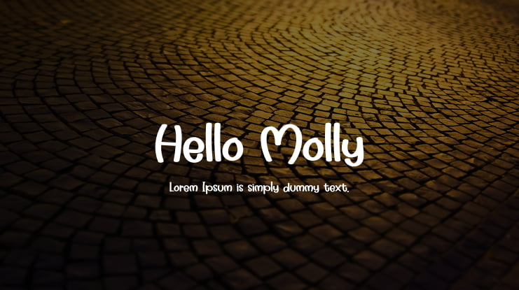 Hello Molly Font