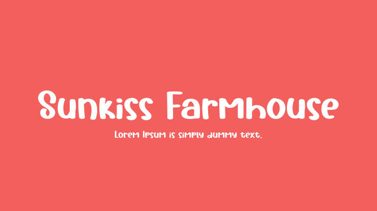 Sunkiss Farmhouse Font