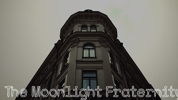 The Moonlight Fraternity Font