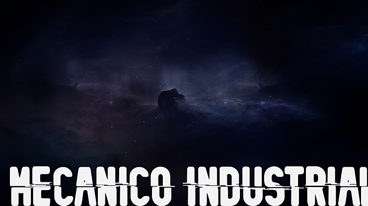 Mecanico Industrial Font