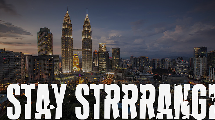 Stay Strrrange Font