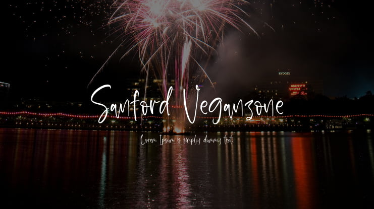 Sanford Veganzone Font