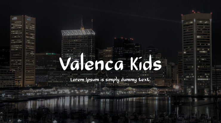 Valenca Kids Font