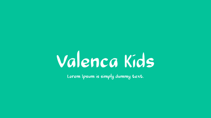 Valenca Kids Font