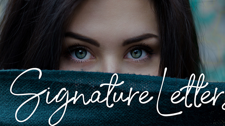 SignatureLetters Font