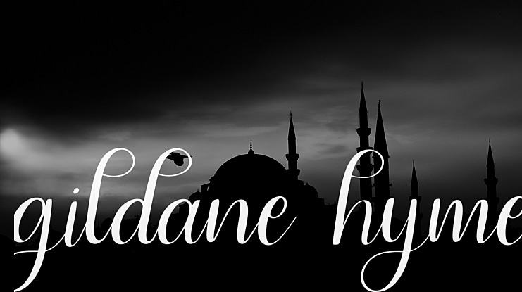 gildane hyme Font