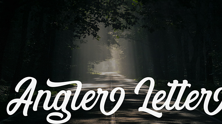 Angler Letter Font
