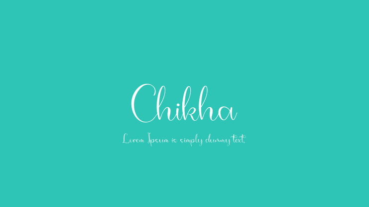 Chikha Font
