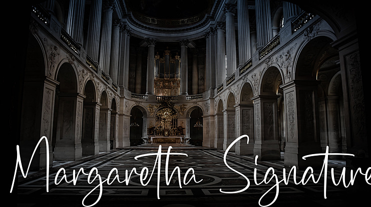 Margaretha Signature Font