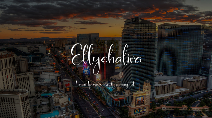 Ellyshalira Font