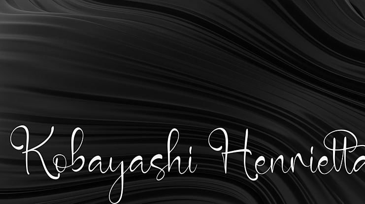 Kobayashi Henrietta Font