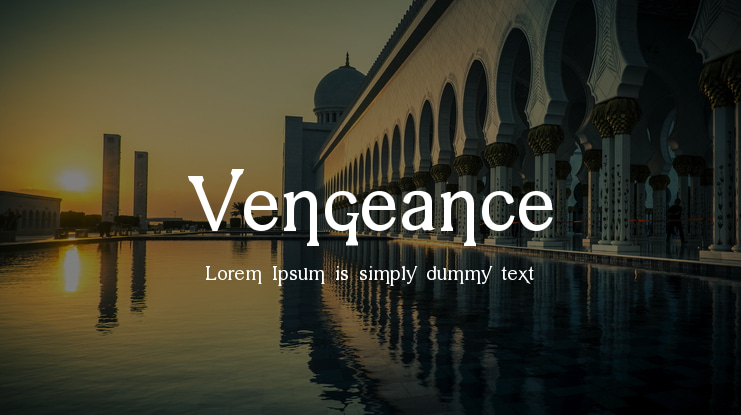 Vengeance Font