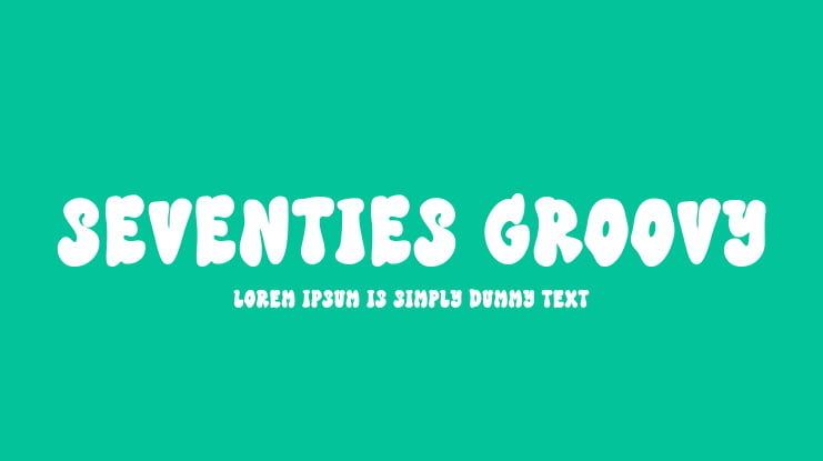 SEVENTIES GROOVY Font
