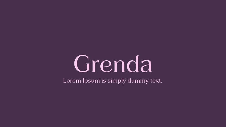 Grenda Font