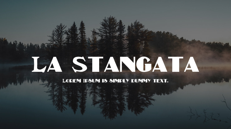 La Stangata Font