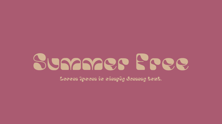 Summer Free Font