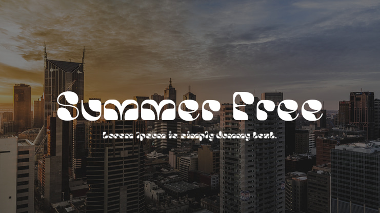Summer Free Font