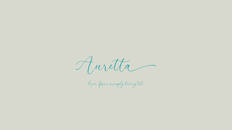 Auretta Font