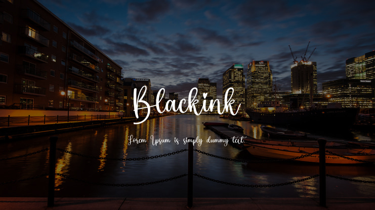 Blackink Font