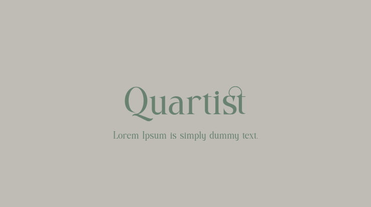 Quartist Font