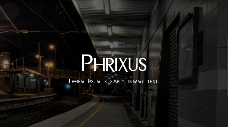 Phrixus Font