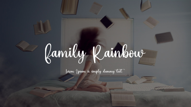 Family Rainbow Font